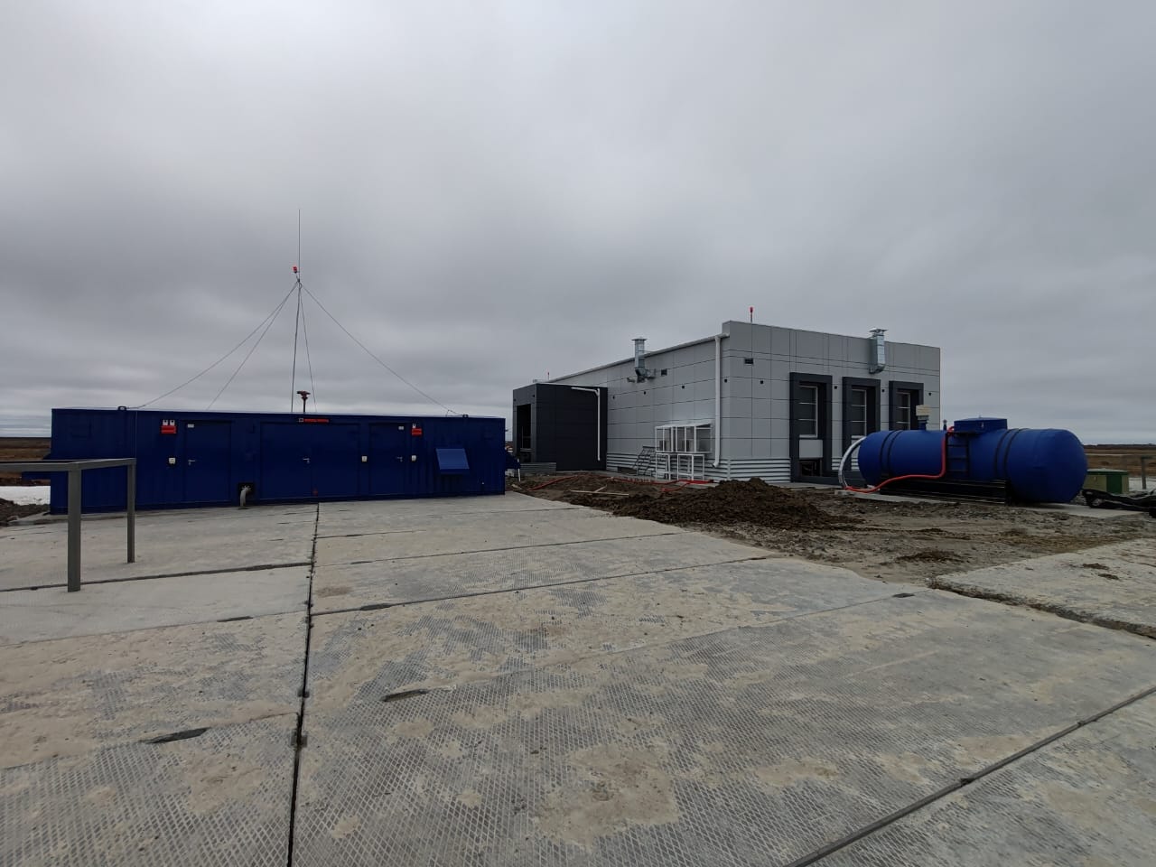 Аэровокзал Газпром — строительство