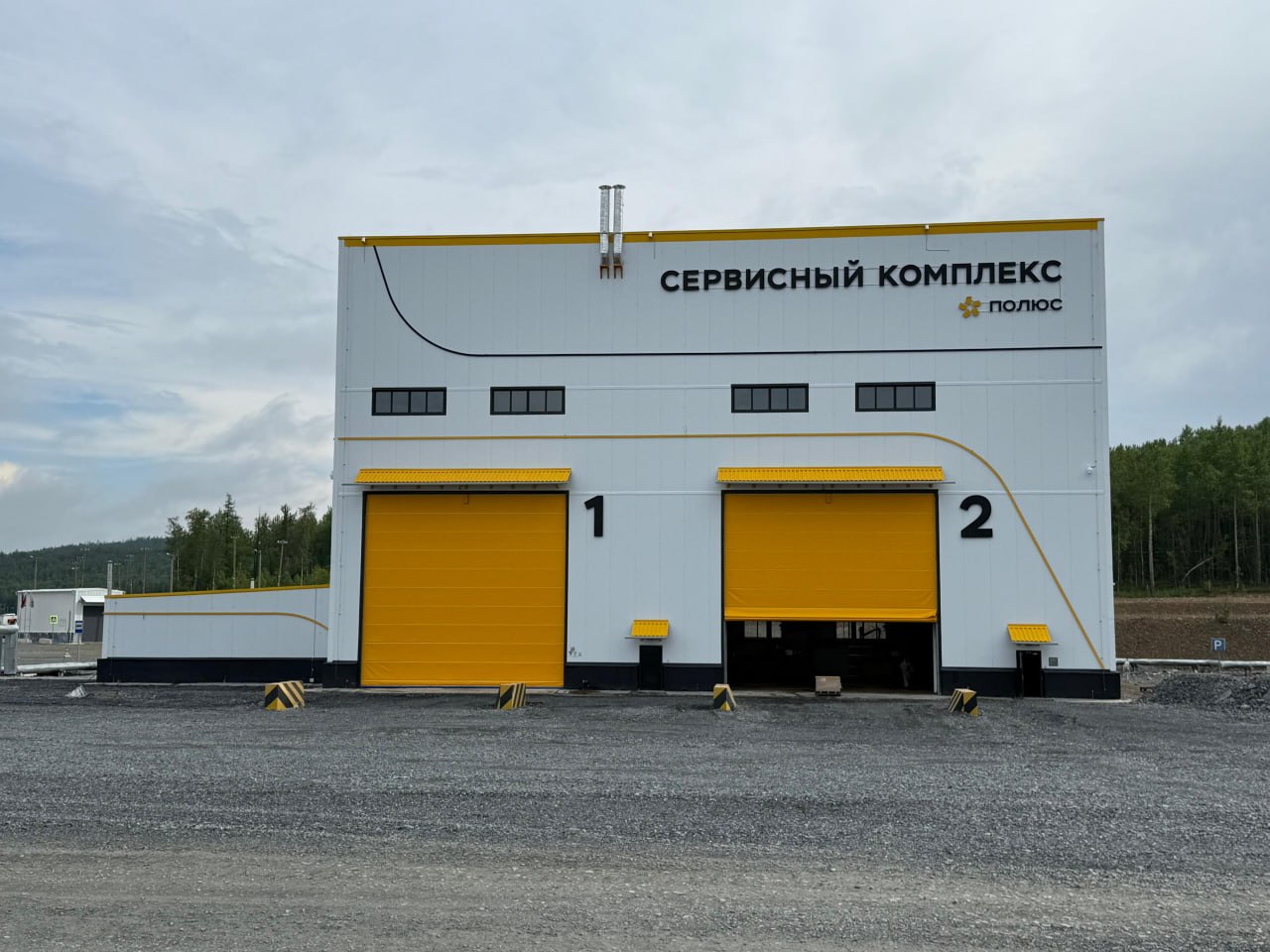 Полюс Красноярск — монтаж конструкций